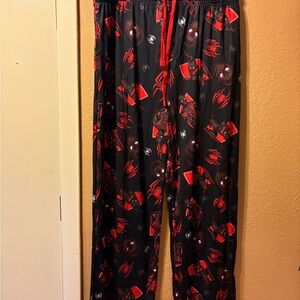 Marvel Black and Red Men's Pants